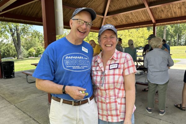 Man and Women at picnic